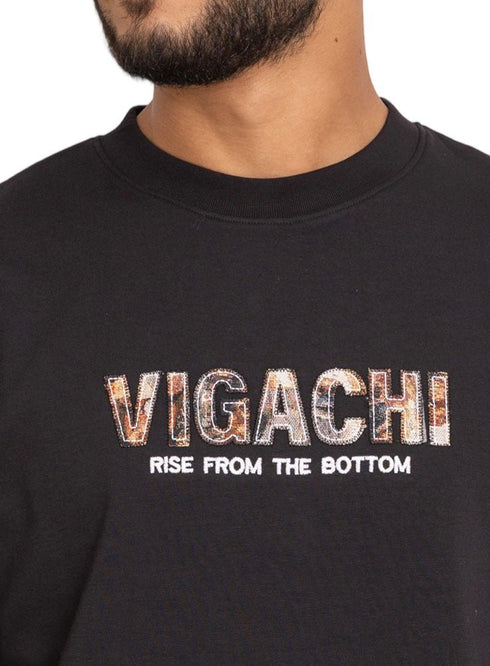 Black Design 3954 VIG - O - S Round T-shirt - Khotwh